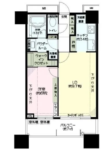 ミッドサザンレジデンス御殿山 3階