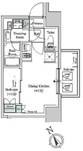 ONE ROOF RESIDENCE NISHI NIPPORI (ワンルーフレジデンス西日暮里) 306