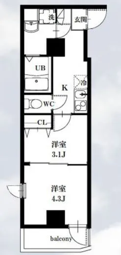 シャッツ高円寺 405