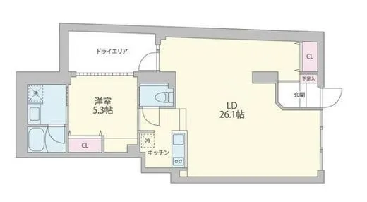 クーカイ・テラス元麻布 E