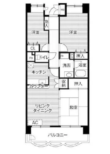 ビレッジハウス潮見タワー 1-804