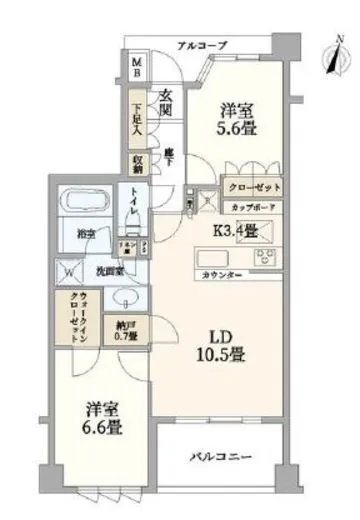 オーベル品川西大井 4階