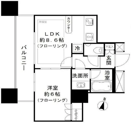 カテリーナ三田タワースイート イーストアーク 10階