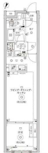 グローリオシェルト池袋Ⅱ 201