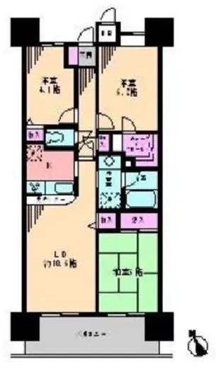 ライオンズガーデン町屋 4階