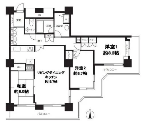 サンクォーレタワー 18階