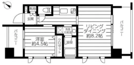 ベルザ都立大 2階