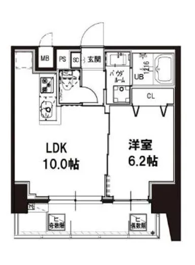 メゾンドアーク南大井 5階