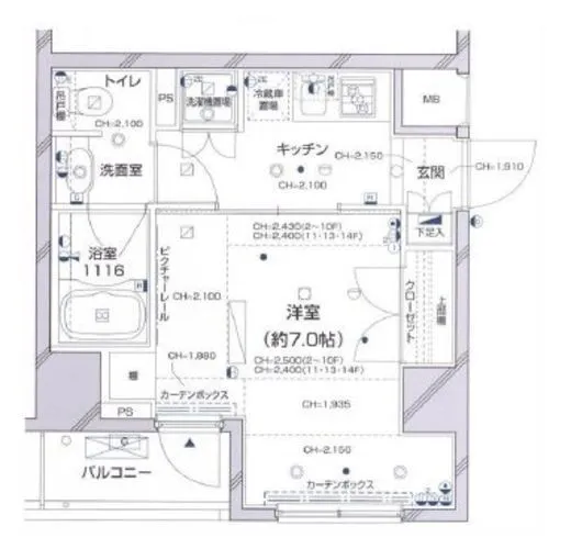 パレステュディオ新宿パークサイド 13階