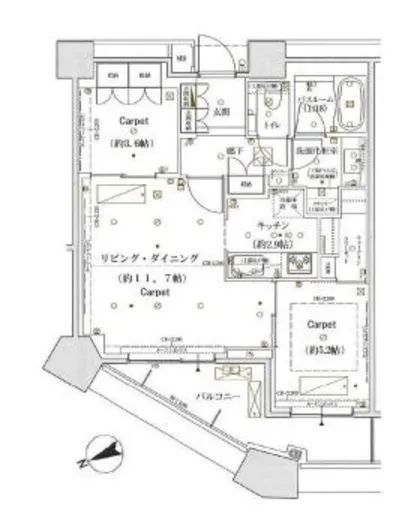 中目黒アトラスタワー 38階