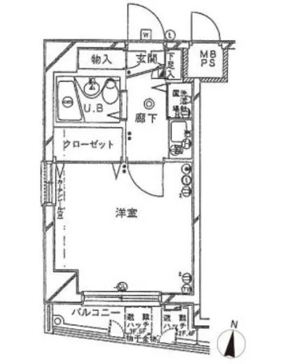 クレッセント白金 2階