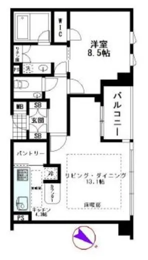 松濤アパートメント 3階