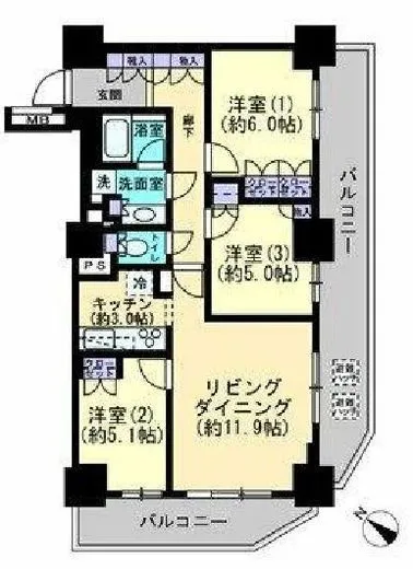 グローリオタワー巣鴨 13階