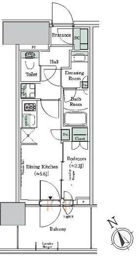 ONE ROOF RESIDENCE NISHI NIPPORI (ワンルーフレジデンス西日暮里) 1205