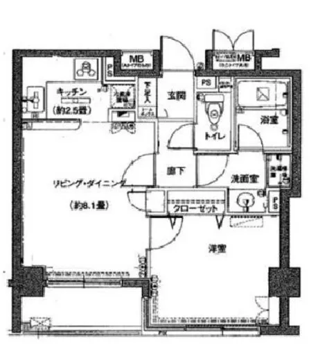 ベルメゾン築地リバーサイド 9階