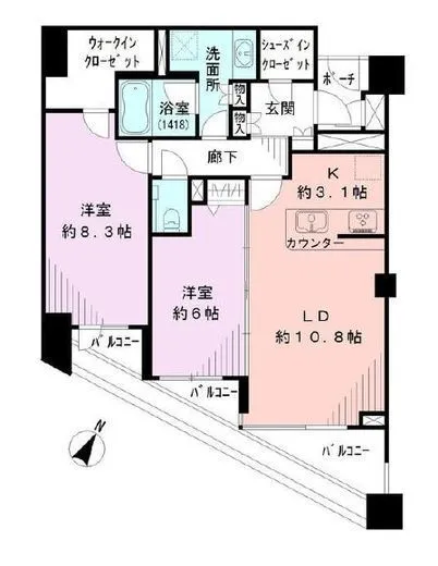 ダイナシティ碑文谷 4階