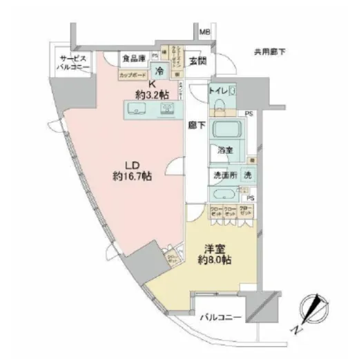 プレミスト東銀座築地アークコート 5階