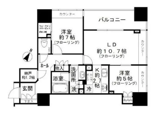 パークタワー渋谷本町 7階