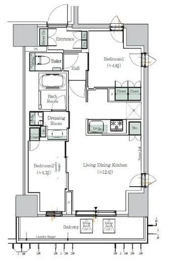 ONE ROOF RESIDENCE NISHI NIPPORI (ワンルーフレジデンス西日暮里) 1208