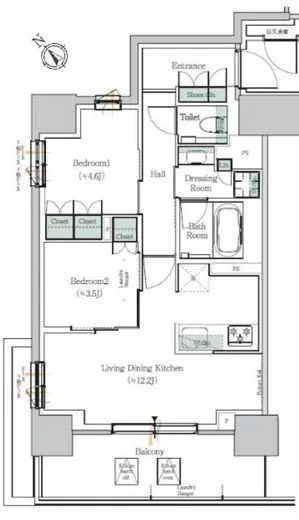 ONE ROOF RESIDENCE NISHI NIPPORI (ワンルーフレジデンス西日暮里) 1204