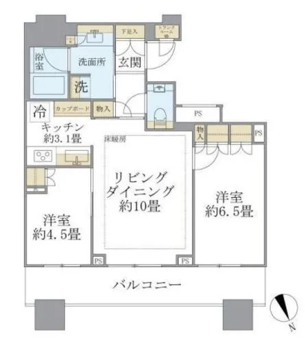 ブリリアタワーズ目黒 16階