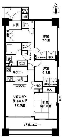 アルス浅草ラルジュール 6階