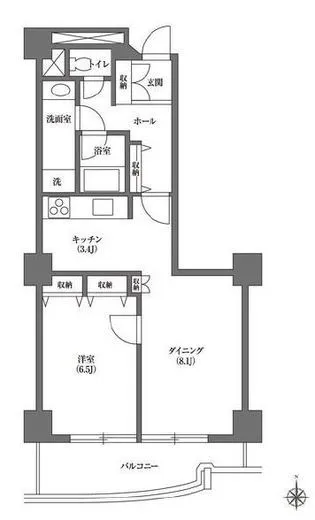 文京グリーンコートビュータワー本駒込 A206