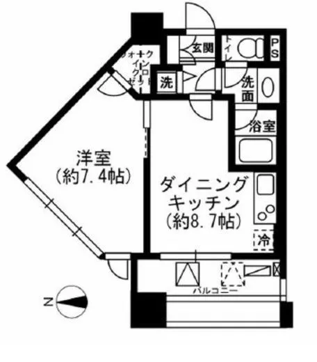 レジディア市ヶ谷 1203