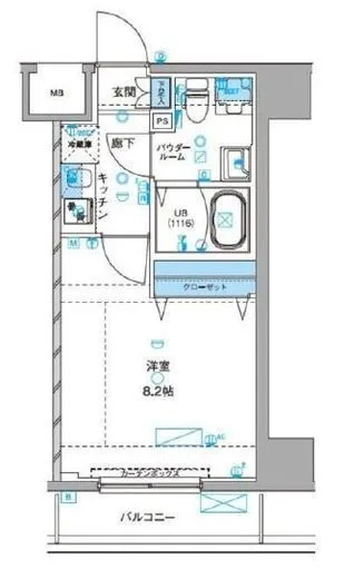 ジェノヴィア浅草3グリーンヴェール 8階