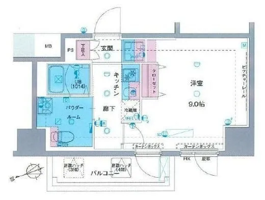 ジェノヴィア駒込駅グリーンヴェール 3階