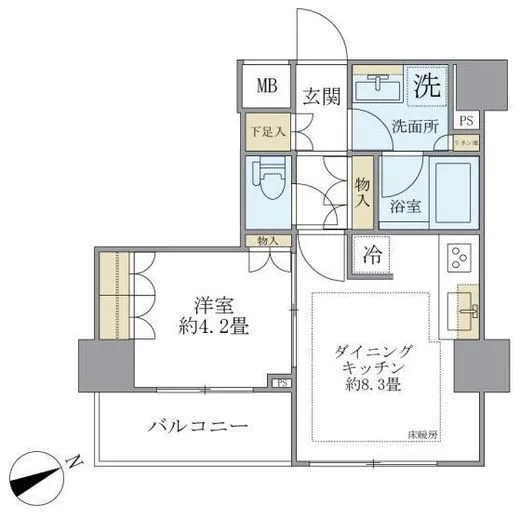 ブリリア日本橋茅場町 9階