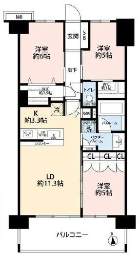 ヴェレーナシティ東京イーストガーデンズ 5階