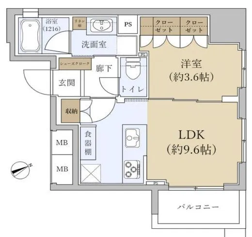 リリーゼ五反田 2階