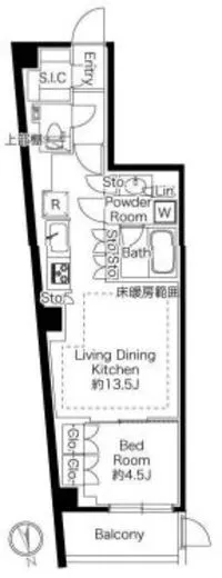 343 RESIDENCE NISHIAZABU (343レジデンス西麻布) 201