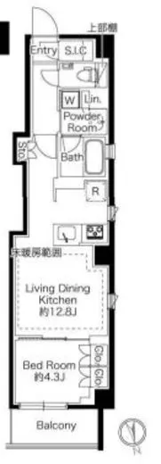 343 RESIDENCE NISHIAZABU (343レジデンス西麻布) 301