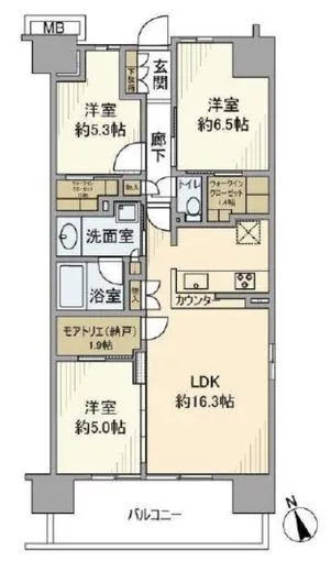 リビオシティ南砂町ステーションサイト 3階