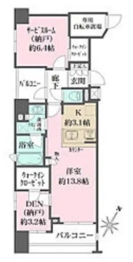 アスコットパーク東日本橋 6階