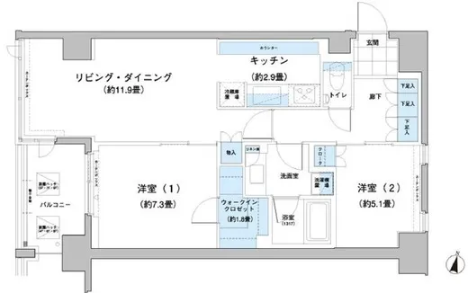 ガーデニエール砧レジデンス 718