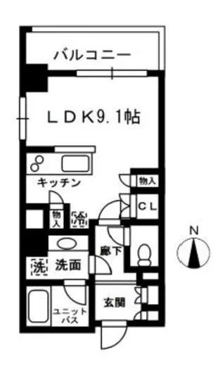 レジディア中落合 C401