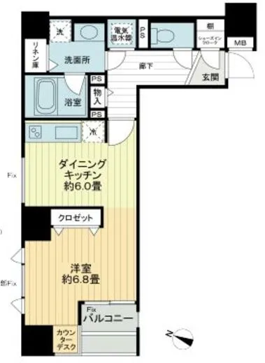 ブロードシティ東京 5階