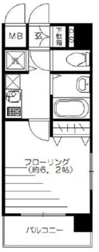 ラグジュアリーアパートメント三田慶大前 5階