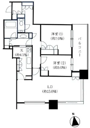 芝パークタワー 7階