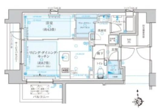 クリオラベルヴィ中央湊 2階