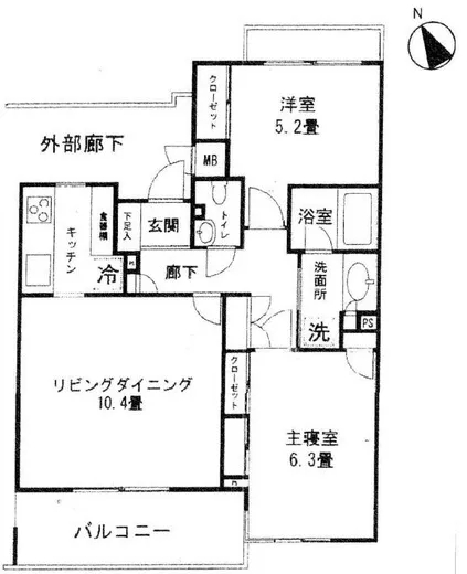 プレスティージュ目黒東山 2階