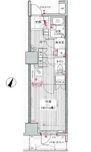 グランスイート日本橋人形町 2階