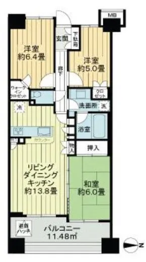 BELISTA板橋浮間舟渡 (ベリスタ板橋浮間舟渡) 6階