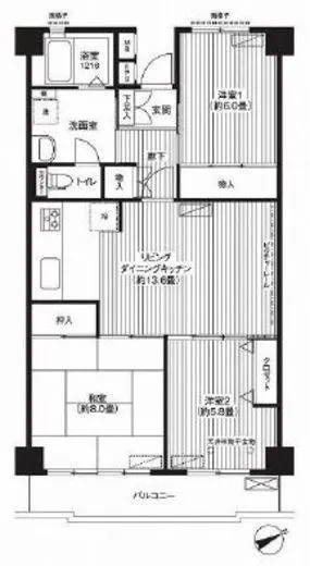 ステラメゾン大森 2階