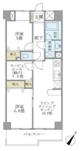 KDXレジデンス二子玉川 602