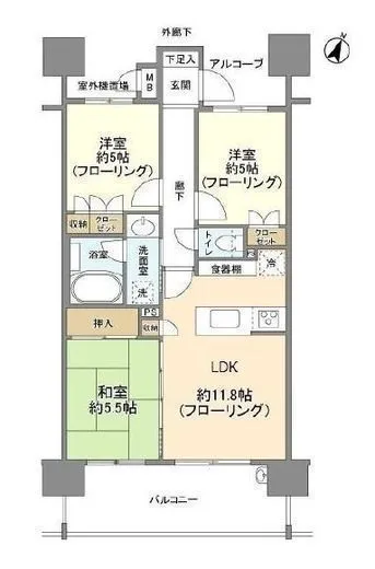 グランイーグルパークサイド大森南 4階