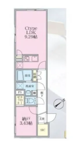 エストゥルースプラス田端 4階